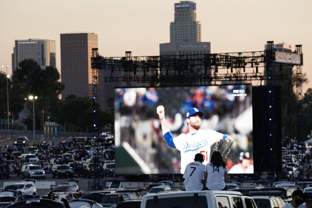 APTOPIX World Series Dodgers Fans Baseball